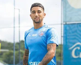 Kike Olivera fica fora de jogo do Bahia contra a Chapeoense