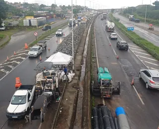 Obras na BR-324 sofrem pausa após decreto de situação de emergência
