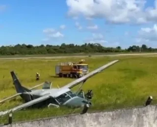 Oito voos são cancelados após avião da FAB sair da pista durante pouso na Bahia