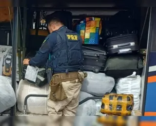 Ossada humana é encontrada em mala despachada em ônibus para a Bahia