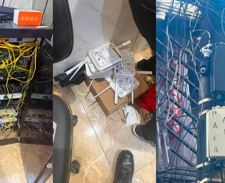 Provedor clandestino de internet controlado pelo CV é desativado em Salvador