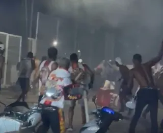 VÍDEO: Homem é preso com explosivo em briga entre Bamor e TUI