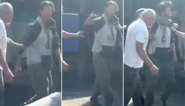 PM agride caminhoneiro com soco durante manifestação