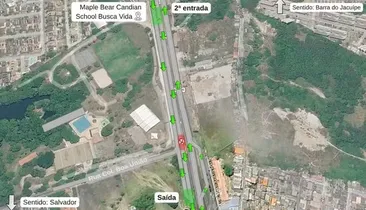 Trânsito é alterado na Estrada do Coco e motoristas devem redobrar a atenção