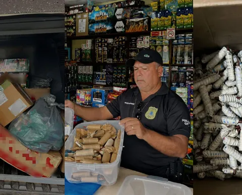 Ação da Polícia Civil recolhe 32 mil fogos de artifício em cidades baianas - Imagem