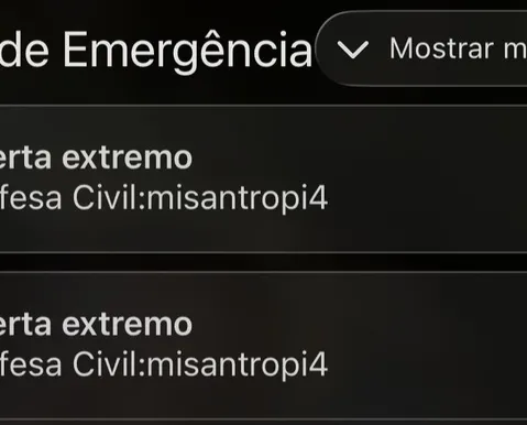 'Alerta Extremo' da Defesa Civil assusta brasileiros na madrugada; saiba o que motivou