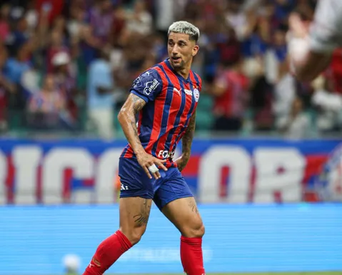 Bahia explica volta de Kike Olivera e atacante mira chance no Ba-Vi - Imagem