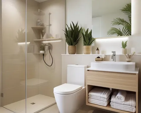 Banheiro ganha clima de spa com soluções simples