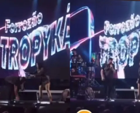 Cantor cai do palco durante show e é hospitalizado