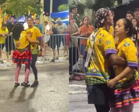 Casal bate recorde ao dançar forró por 38 horas seguidas em concurso junino