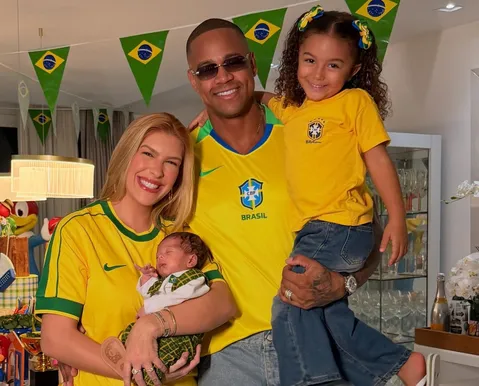 Filha de Léo Santana lança sua primeira música aos 4 anos
