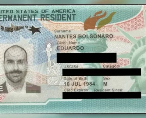Green Card: entenda o que é o documento concedido a Eduardo Bolsonaro