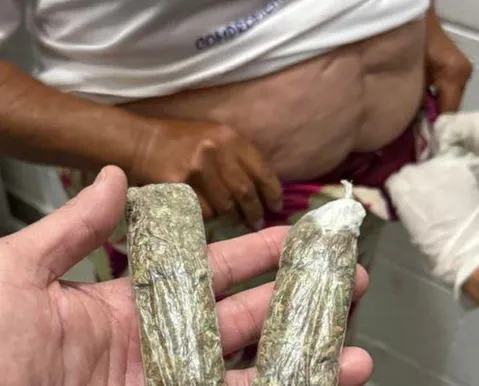 Idosa é presa tentando entrar com maconha e cocaína em presídio da Bahia