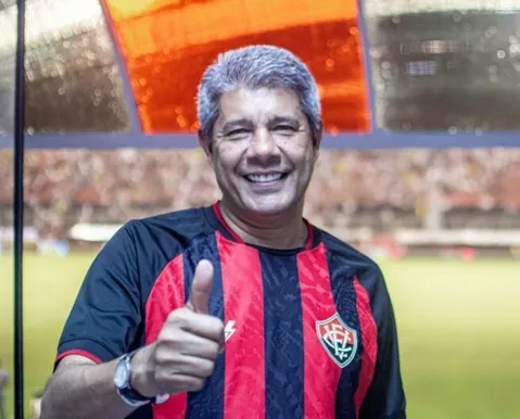Jerônimo Rodrigues celebra penta do Vitória na Copa do Nordeste