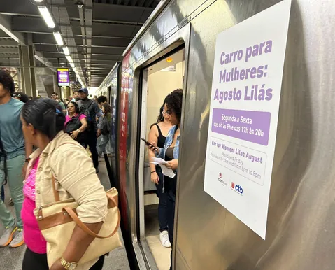 Mulheres terão orientação jurídica e acolhimento psicológico no metrô