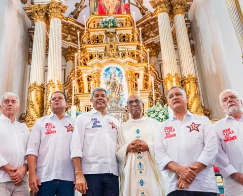 No Bonfim, Jerônimo projeta campanha pelo desenvolvimento da Bahia