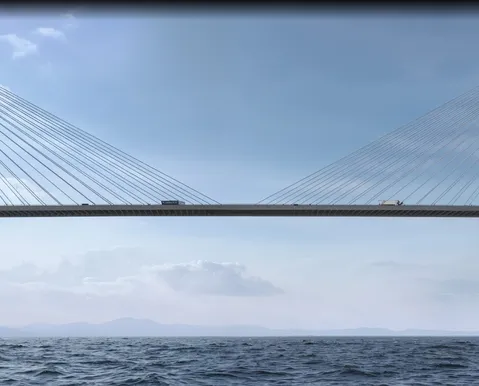 Obras da Ponte Salvador-Itaparica avançam com preparação de plataforma no mar