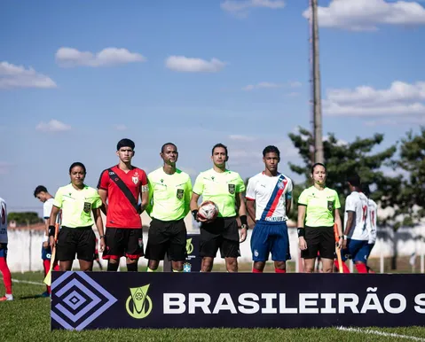 Sem entrar em campo, Bahia vence por 3 a 0 no Brasileirão Sub-17