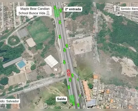 Trânsito é alterado na Estrada do Coco e motoristas devem redobrar a atenção - Imagem