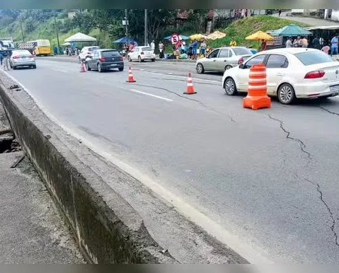 Trecho da BR-324 é liberado após 24 horas de interdições