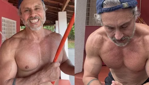 Ator da Globo abre o jogo sobre corpo musculoso e brinca sobre IA