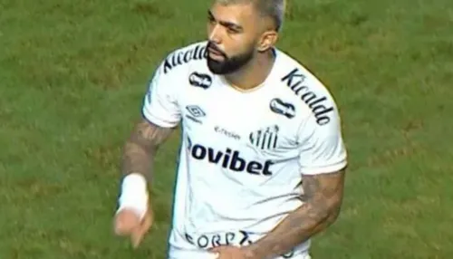 Gabigol será denunciado no STJD por gesto obsceno contra o Vitória