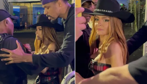 VÍDEO: Maiara, da dupla com Maraísa é barrada por segurança no próprio show