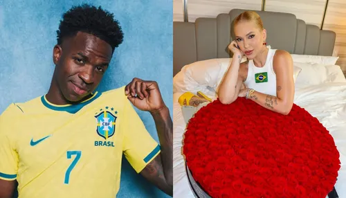 Vini Jr planeja viagem romântica com Virginia após a Copa, diz colunista