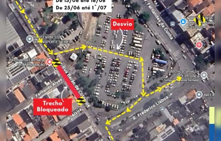 Obras de drenagem interditam trecho de rua na Cidade Baixa