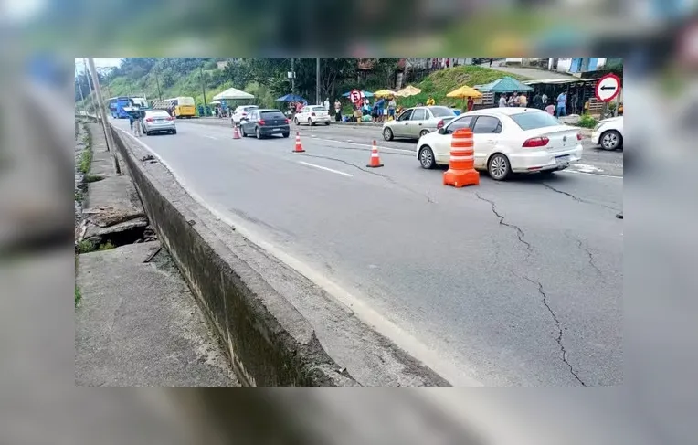 Trecho da BR-324 é liberado após 24 horas de interdições