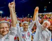 Jerônimo Rodrigues e Rui Costa acompanham Lula durante ato em São Paulo