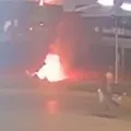 Câmeras registram homem ateando fogo em lixo onde estava corpo de bebê imagem