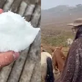Cidades brasileiras são tomadas por neve e chuva congelada; confira imagem