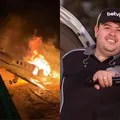 Vídeo mostra momento exato em que avião de Rey Vaqueiro pega fogo imagem