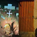 Após sonhos com a mãe, homem viola túmulo, leva ossada e é preso