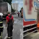 Pássaro atinge fiação, morre e provoca incêndio em caminhão na Bahia