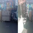 VÍDEO: Caminhão perde o controle, tomba e bloqueia ladeira no Arraial do Retiro