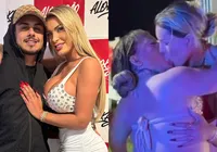 Andressa Urach volta para o marido após pegação intensa em reality