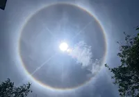 Anel em torno do sol em Salvador intriga população: entenda o fenômeno