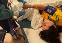 Atleta brasileira fratura o rosto e tem convulsão após acidente