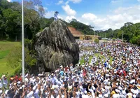 Candomblé promove ato na Pedra de Xangô