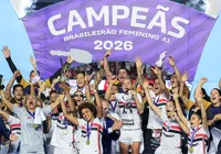 Com público recorde e premiação histórica, São Paulo é campeão do Brasileirão Feminino