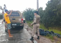 Corpo de jovem é encontrado enrolado em sacos plásticos na BA-001