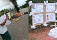 Família fecha rodovia e cobra Justiça um mês após morte de menino na Bahia