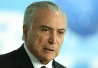 Michel Temer anuncia apoio a Flávio Bolsonaro no 2º turno