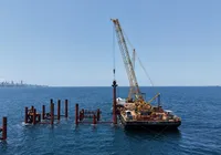 Obras da Ponte Salvador-Itaparica avançam com instalação de 21ª estaca