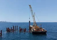 Obras da Ponte Salvador-Itaparica avançam no mar após aporte de R$ 3 bilhões da União