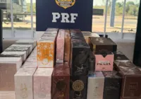 PRF apreende perfumes do Paraguai sem nota fiscal na Bahia