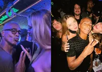 Romário curte noitada com sufista e surge rodeado de mulheres