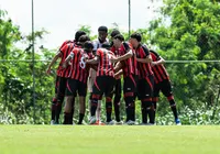 Vitória é goleado pelo Santos e encerra campanha no Brasileirão Sub-17
